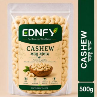 EDNFY Kaju Badam / Premium Cashews – Natural Jumbo Nuts Rich in Protein, Magnesium & Healthy Fats for Breakfast, Snacking & Daily Nutrition
