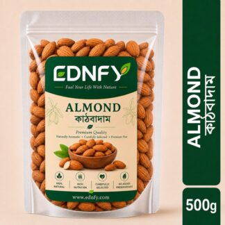 EDNFY Premium Almonds (Kath Badam) | Natural Healthy Nuts