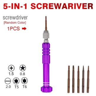 5 In 1 Precision Torx Screwdriver For Iphone Samsung Huawei And All China Cellphones Watch Repair Mixed Set Tool Kit - Screw Driver Set