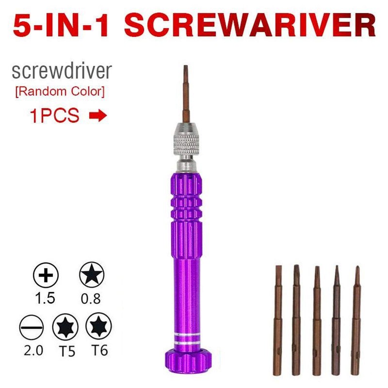 5 In 1 Precision Torx Screwdriver For Iphone Samsung Huawei And All China Cellphones Watch Repair Mixed Set Tool Kit - Screw Driver Set