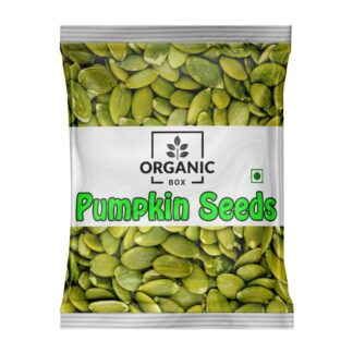 Organic Box Pumpkin Seeds - Raw Pumpkin Seeds for Eating | Immunity Booster and Protein Rich Seeds | Healthy Diet Snacks