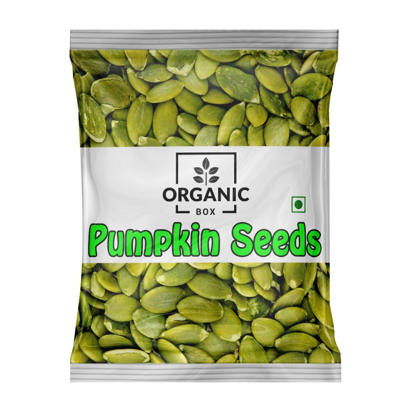 Organic Box Pumpkin Seeds - Raw Pumpkin Seeds for Eating | Immunity Booster and Protein Rich Seeds | Healthy Diet Snacks