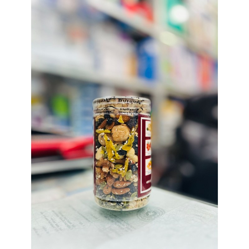 Premium Mixed Dry Fruits & Nuts Jar – Healthy Energy Snack (Natural & Fresh)