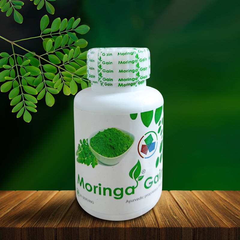 Moringa Gain – Natural Herbal Moringa Tablets | Daily Nutrition & Energy Booster | 90 Tablets