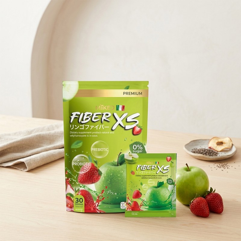MIKEO FIBER XS Slimming Juice Supplement Southeast Asia Weight Management Herbal Drink Detox