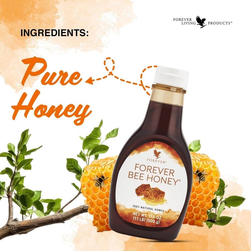 Foreever Bee Honey Blend of Honeydew Honey and Blossom 500g (100% Natural)