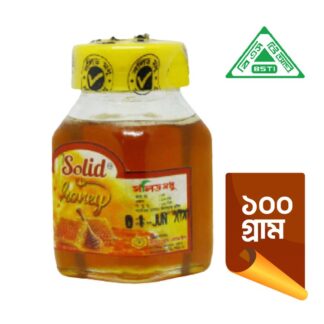 Solid Natural Honey 100 gm(Glass Jar)