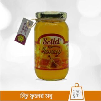 Litchi Flower Honey Is 250gm Glass Jar.