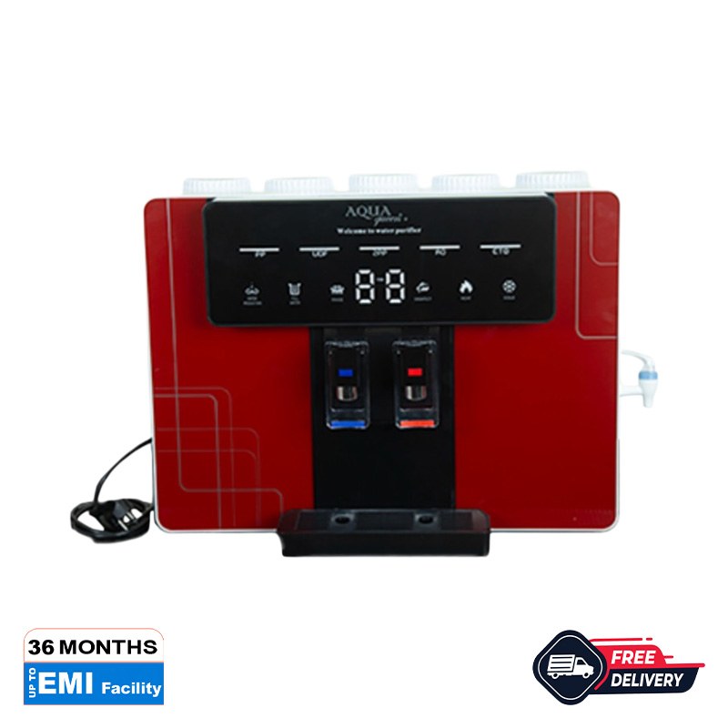 Aqua Queen Hot Cold Normal RO Water Purifier (Red)