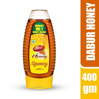 Dabur Honey: 100% Pure Honey with No Sugar Adulteration 400 gm Squeezy Pack