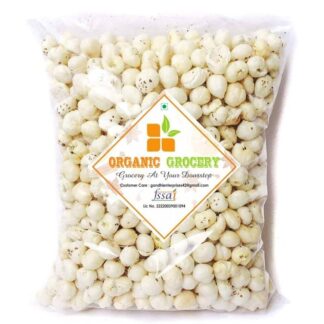 phool makna 50g(fox nut/popped lotus seed)plain uncooked all natural-vegan-no colors -gluten friendly -Non GMO