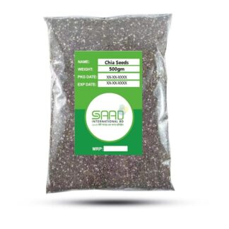 Premium Organic Chia Seeds - 500gm  High in Omega-3, Fiber & Antioxidants, Ideal for Weight Management