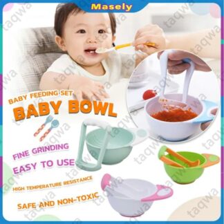 Masely Baby Food Masher Mash masher Serve Food Mills Bowl Set Manual Grinding Food Maker Tool Grinde