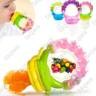 New baby food feeder soother teather for Eating Fresh Fruit Vegetable Meat for Baby.