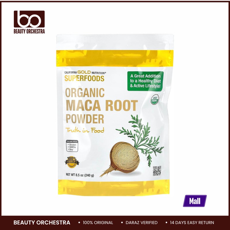 California Gold Nutrition, Superfoods, Organic Maca-Root Powder, 8.5 oz (240 g)