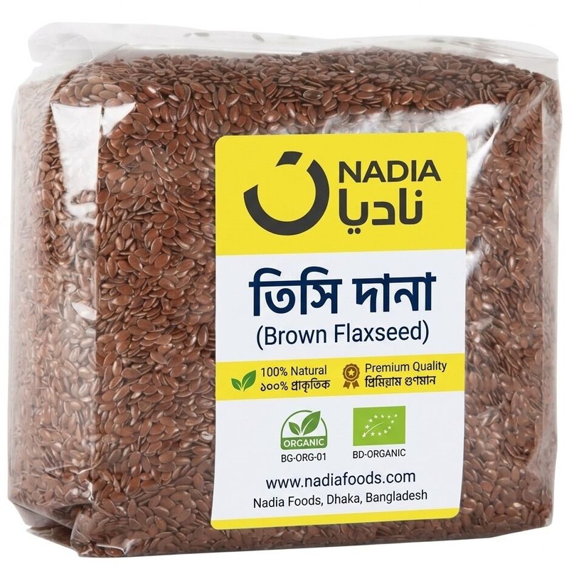 Organic Brown Flaxseed 250g tishi
