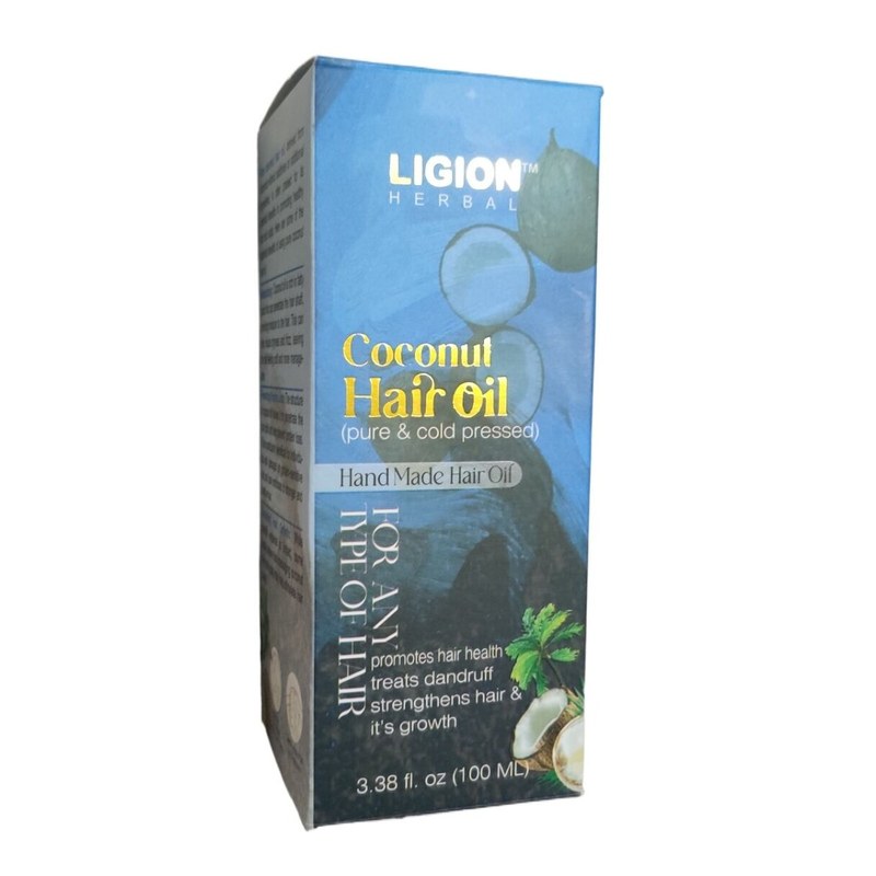 Ligion Herbal Hair Oil pure & cold pressed Coconut Oil - 100ML