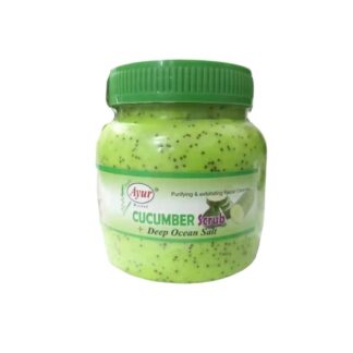 Ayur cucumber scrub + dip Ocean Salt